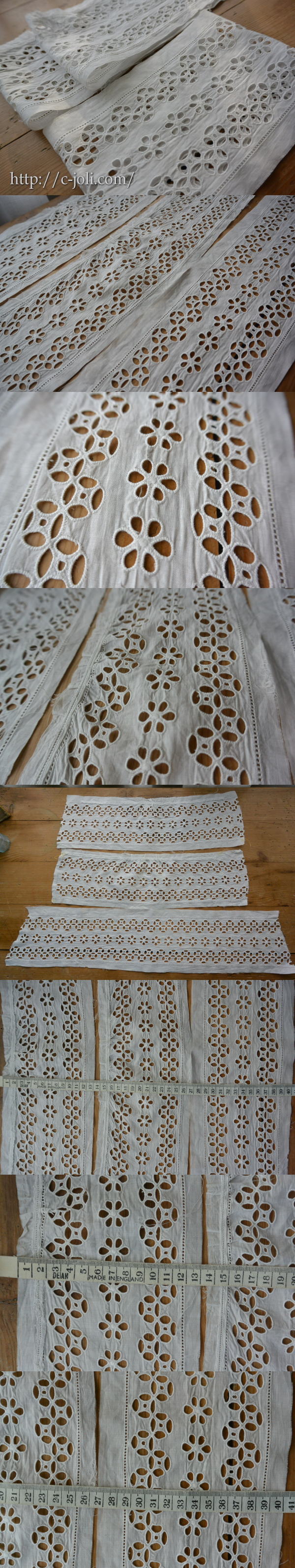 貴重　フランスアンティーク 手刺繍　モチーフ　ホワイトワーク 　ボネ 2 貴重 フランスアンティーク 手刺繍 モチーフ ホワイトワーク ボネ